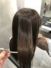 【美髪と艶カラー】カット＋美髪ストレート＋カラー＋生オイルトリートメント