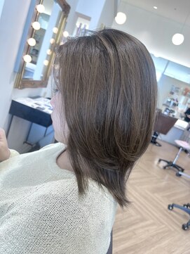 コワファースト  させぼ五番街店(COIFF1RST) ミディアムレイヤー×透明感 color