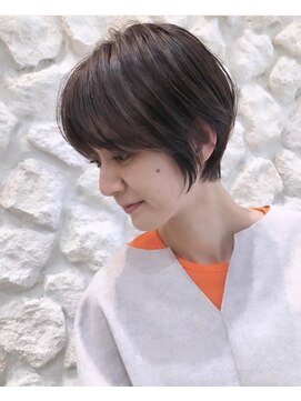 ヘアサロン エフ 渋谷(F) #ハンサムショート#くびれショート#大人ショート