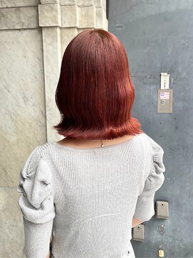 リアン(Lien) ブリーチなしダブルカラー/ルビーピンク/ミディアム