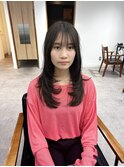 韓国前髪顔周り×ハッシュレイヤー横浜/縮毛矯正/酸性ストレート