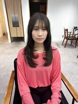 ネオリーブ クーロ(Neolive curro) 韓国前髪顔周り×ハッシュレイヤー横浜/縮毛矯正/酸性ストレート