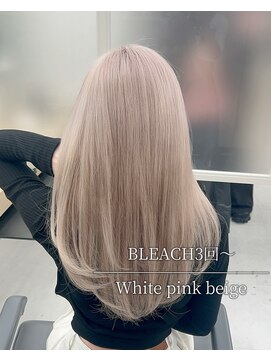 ユアーズヘア 新宿三丁目店(youres hair) ハイトーン好き必見！White pink beige