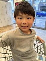 ロミー 本厚木(ROMMY.) キッズカット◎男の子ショート◎小学生入学式卒業式スポーツ黒髪