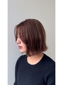 切りっぱなしボブ/ブリーチなし