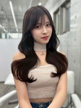 アリュウル 表参道(ALLURE) 韓国くびれヘア/盛れる顔周りカット×グレージュカラー◯伊藤