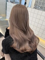 サンクプロジェクト(cinq PROJECT) 韓国ヘアミルクティーベージュグレージュカラーブリーチカラー