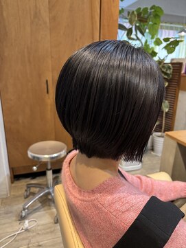 シルキー丸みボブ