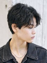 テン 心斎橋(tenn.)&nbsp;心斎橋フェザーパーマ毛流れセンターパートカルマパーマ強め40代