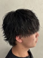 クム 横浜(qumu) RIKITO パーマ活かしマッシュ