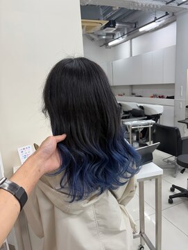 アライブ ハラジュク(ALIVE harajuku) ブリーチインナーバレイヤージュグラデーションカラー夕貴