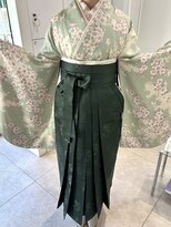 オニキス(ONYX)&nbsp;C142卒業式袴着付けヘアセット振袖着付け表参道着付け