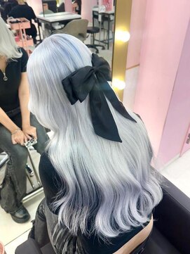 ミーナ バイ ワンズ 町田(mina by one's kyougoku) ハッシュカット フルバング 愛され ブリーチ レッドブラウン