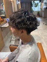 バンブーグラス(Bamboo grass)&nbsp;クルクルしすぎない波巻きパーマ◎