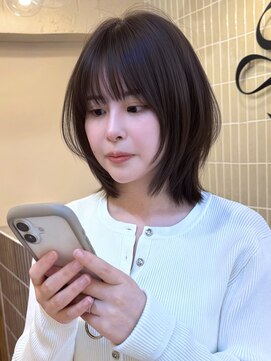 シスター 国分寺(sister) ミディアムレイヤーカットボブショート国分寺立川髪質改善