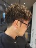 【新規限定】メンズカット+眉カット+デサインパーマ+クイックスパ