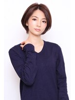 ヘナ ファクトリー 十条店 シンプルな大人カジュアルボブ