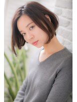 カノン(canon) 【canon 下北沢】上品フォルムの前下がりボブ×暗髪