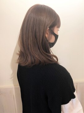 ネオリーブ クタ 町田店(Neolive kuta) 【NeoliveKuta町田】ピンクベージュ×ボブ