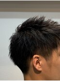 ツーブロックベリーショート