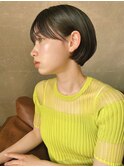 ○大人可愛い耳かけコンパクトショートボブ