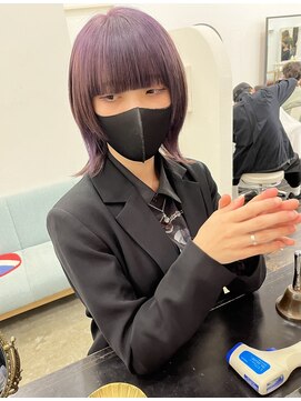アンリ(Anli) 【Anli】ウルフカット×パープル
