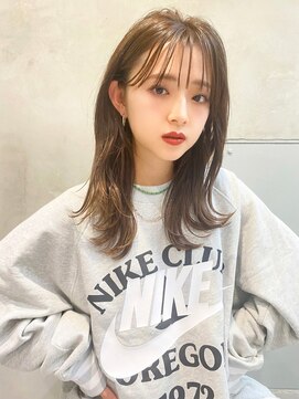 ケイト(kate) 【kate 大宮】色っぽうざバングxカジュアルレイヤーロング