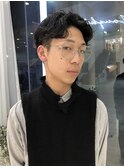 20代30代メンズカットツーブロックニュアンスパーマ