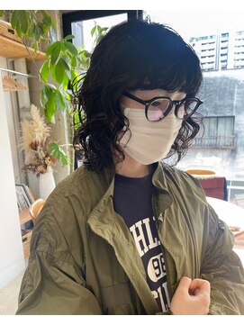 モーブ(MAUVE) [HANAE］ニュアンスヘア●くせ毛風パーマ