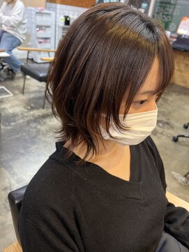 マノ 千歳烏山(MaNO) 〈aya〉ショートウルフ/小顔カット/くびれヘア/髪質改善