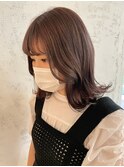 [MIHO*ADOR] 外ハネ / ベージュ / アッシュベージュ / 韓国