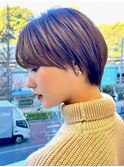 30代40代大人女性/前髪ありショートボブ/ショートヘア/髪質改善
