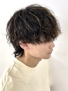 アビー(ABEY) ウルフマッシュ/ハイライトカラー/新潟/長岡