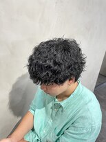 クロー(CROW)&nbsp;チョビウルフ×波巻きパーマ