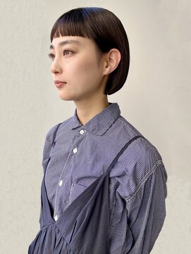 シセイ 青山(SHISEI) ぱつっとボブ/前髪カット/オン眉［南青山］