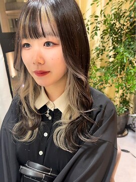 ジアン バイ ミルボン 西宮ガーデンズプラス(GIEN by milbon) 韓国風デザインカラー×インナーベージュ