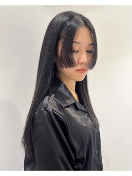 ベレーザ 渋谷(BELEZA) 5695髪質改善アッシュブラックカーキベージュ韓国ワンホンヘア