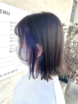 ハニー(HONEY by Chord) イヤリングカラー×ブルーバイオレット