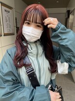 ヌープヘアーアイス(NUUP.hair ici)&nbsp;大人可愛い暖色ブラウンブリーチなし