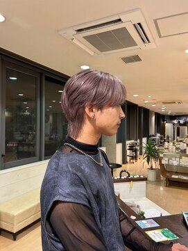 アウラ(AURA) シルバーラベンダー/ミルクティー/ブロンド/韓国ヘア