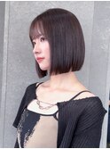 ◇ボブ 縮毛矯正 顔周りカット 表参道 髪質改善
