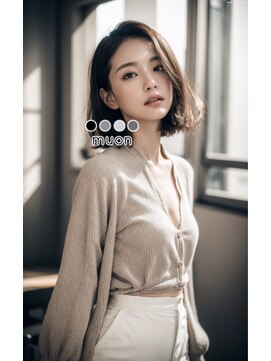 ムオン 浜町店(muon) 弾力ウェーブミディ