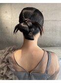 セット/アレンジ/お呼ばれヘア/参列セット/ヘアアレンジ/銀座