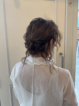 フレア(FLAiR) お呼ばれヘアセットシニヨンスタイル