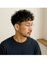 スープレックス ヘアーデザイン(SOUPREX HAIR DESIGN) ツーブロックワンカールパーマ 20代 30代 40代 50代 60代