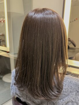 インプレッション(impression produced by LA’BO) 【札幌/impression佐藤】柔らかい透け感のオリーブグレージュ