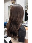 チョコレートブラウン/本厚木/前髪カット/20代/30代/40代