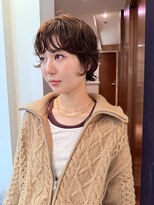 ダブ ダイカンヤマ(DaB DAIKANYAMA)&nbsp;ショートボブパーマ/くせ毛風パーマ/ショートパーマ/前髪パーマ