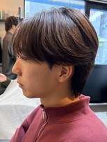 ジュンヌオム リンカラン(Jeune Homme LINGKARAN)&nbsp;センターパート×毛流れパーマ