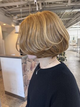 レイヤーボブ/ブロンド/TSUYOKI